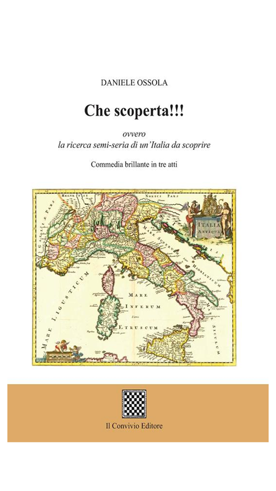 Copertina della raccolta 'Che Scoperta' di Daniele Ossola